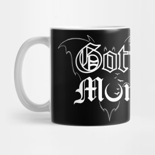 Goth Mum - Mother’s Day, Bat, Mama Bat, Spooky Mama, Bats, Coffin, Horror Lover Mug